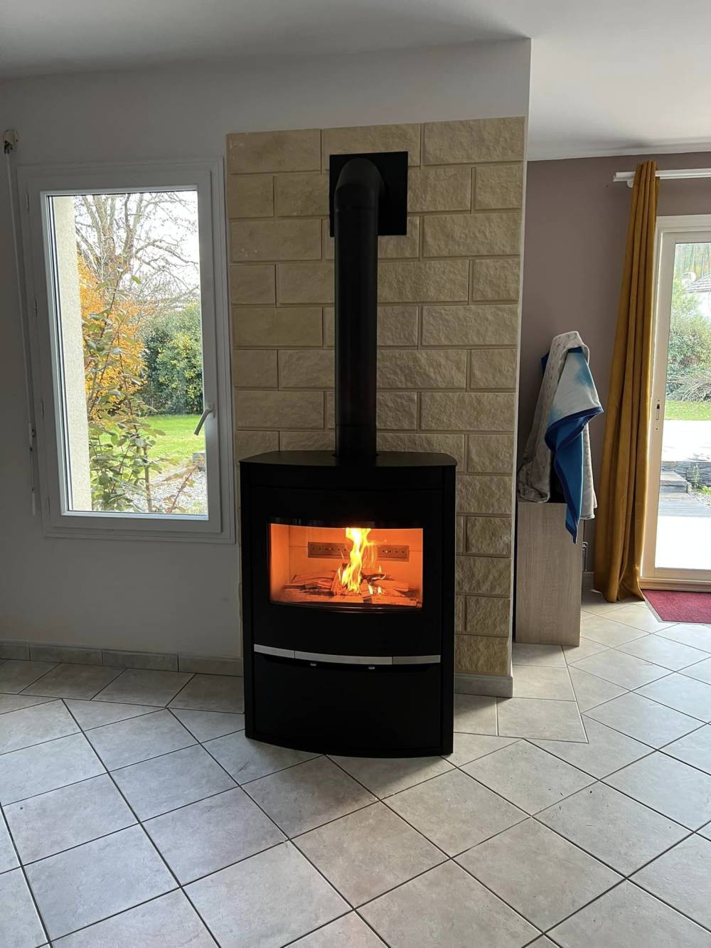 Poêle à bois GAMMA acier ODYSSÉE BERNEDE RAMONAGE
